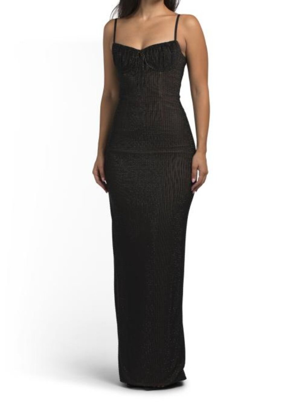 AREA Crystal Hotfix Gown